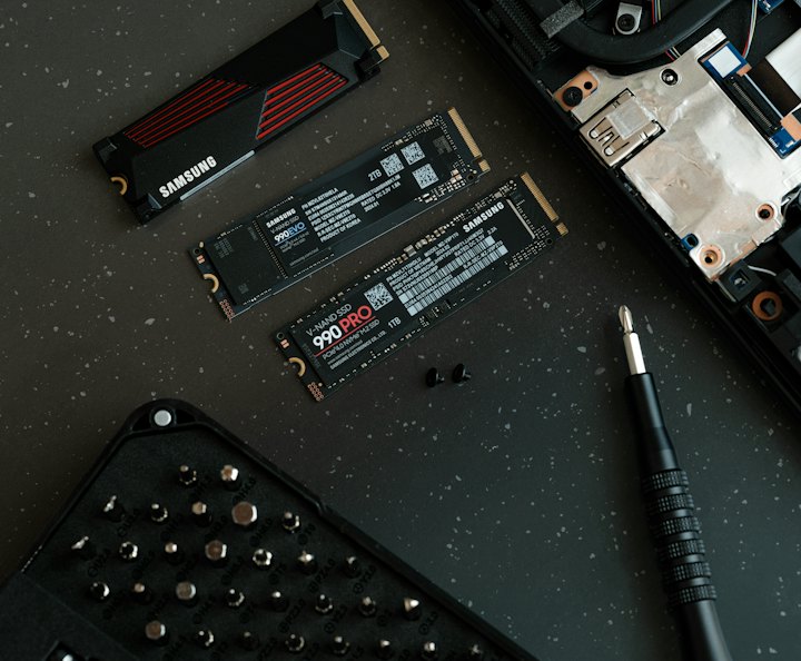 NVMe M.2 solid state drives