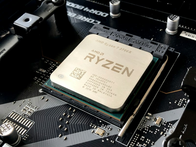 Processor in a motherboard socket